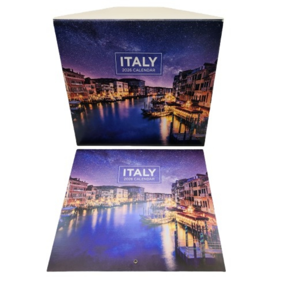 🆕️⬇️ITALY 2026 MONTHLY WALL CALENDAR